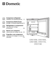 Dometic CRX1110 Instructions De Montage Et De Service