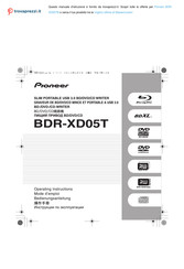 Pioneer BDR-XD05T Mode D'emploi