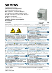 Siemens 5SV8200-6KK Notice D'utilisation