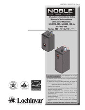 Lochinvar NOBLE 110 Serie Manuel D'informations Utilisateur