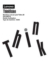 Lenovo ThinkVision T24m-29 Guide D'utilisation