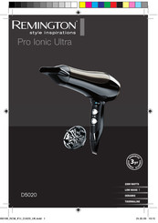 Remington Pro Ionic Ultra D5020 Mode D'emploi