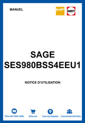 Sage Oracle SES980 Guide Utilisateur