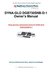 Dyna-Glo DGB730SNB-D-1 Instructions Pour L'assemblage