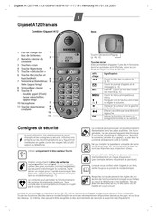 Siemens Gigaset A120 Mode D'emploi