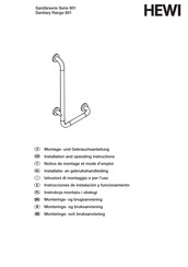 Hewi 801.22D100 Notice De Montage Et Mode D'emploi