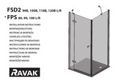 RAVAK FSD2 120B R Instructions De Montage