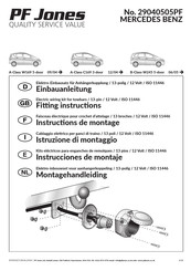 PF Jones 29040505PF Instructions De Montage