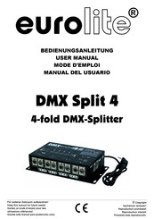 EuroLite DMX Split 4 Mode D'emploi