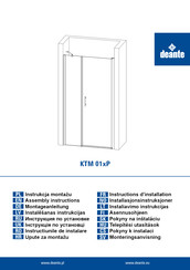 deante KTM 01P Serie Instructions D'installation