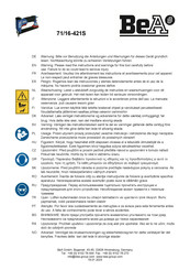 KMR 71/16-421S Manuel D'instructions