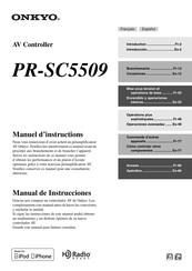 Onkyo PR-SC5509 Manuel D'instructions