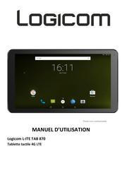 LOGICOM L-ITE TAB 870 Manuel D'utilisation