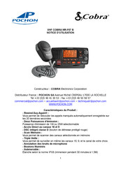 Cobra MR-F57 Notice D'utilisation