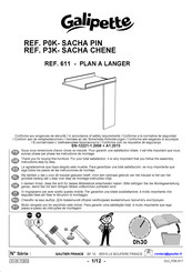 Galipette SACHA P0K 611 Instructions De Montage