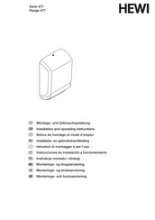 Hewi 477.06.60005 Notice De Montage Et Mode D'emploi