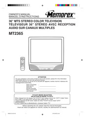 Memorex MT2365 Manuel D'instructions