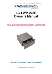 LG LWP-273S Directives D'installation