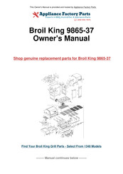 Broil King SIGNET 70B 9869-77 Mode D'emploi