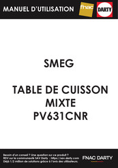 Smeg PV631CNR Mode D'emploi