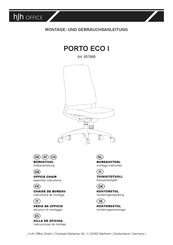 hjh OFFICE PORTO ECO I 657668 Instructions De Montage