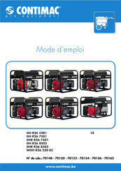 Contimac WGH R26 220 DC Mode D'emploi