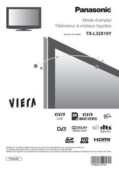 Panasonic VIERA TX-L32X10Y Mode D'emploi