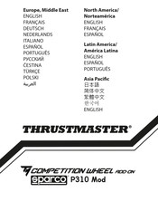 Thrustmaster COMPETITION WHEEL ADD-ON sparco P310 Mode D'emploi