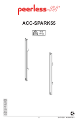 peerless-AV ACC-SPARK55 Mode D'emploi