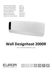 EUROM WALL DESIGNHEAT 2000R Manuel D'utilisation