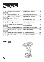 Makita TW161D Manuel D'instructions