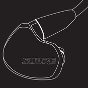 Shure SE 315-CL Mode D'emploi