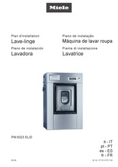 Miele PW 6323 EL/D Plan D'installation