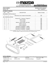 Mazda 0000 8C L46 Instructions D'installation