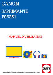 Canon TS6251 Manuel En Ligne