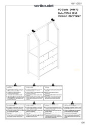 VERTBAUDET 70501 1635 Instructions De Montage