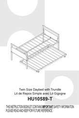 Costway HU10589-T Mode D'emploi