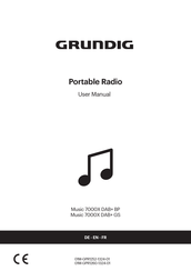 Grundig Music 7000X DAB+ BP Manuel D'utilisation