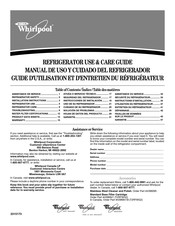 Whirlpool GF6NFEXRB01 Guide D'utilisation Et D'entretien