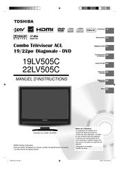 Toshiba 22LV505C Manuel D'instructions