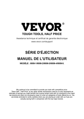 VEVOR EJECTION 8009-5 Mode D'emploi