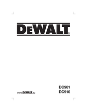 DeWalt DC901 Mode D'emploi