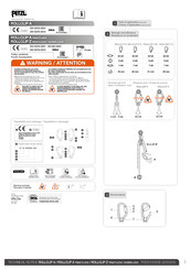 Petzl ROLLCLIP Z Screw-lock Mode D'emploi