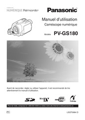 Panasonic PV-GS180 Manuel D'utilisation