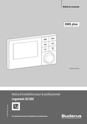 Buderus Logamatic SC300 Notice D'installation