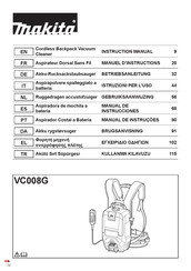 Makita VC008G Manuel D'instructions