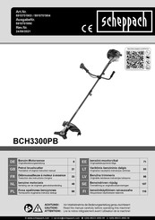 Scheppach BCH3300PB Traduction Des Instructions D'origine