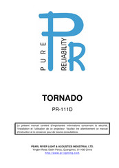 Pure Reliability TORNADO PR-111D Manuel