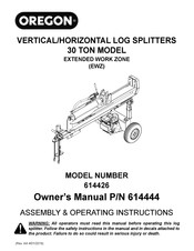 Oregon 614426 Manuel Du Propriétaire