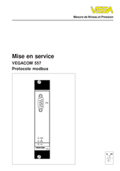 Vega VEGACOM 557 Mise En Service